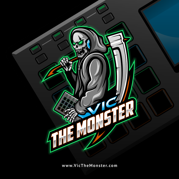 Diseño de Denidon titulado "VIC THE MONSTER"