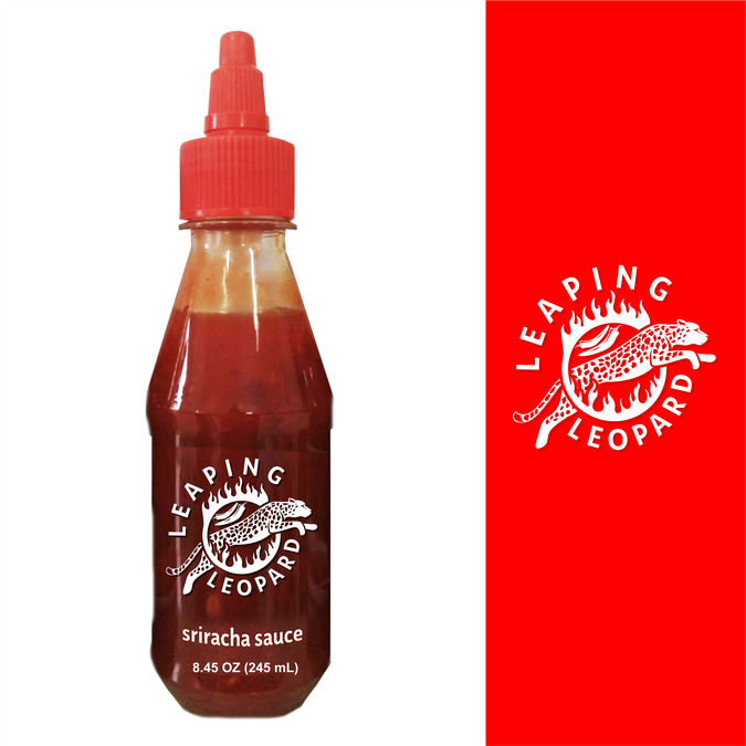 Create a Logo for A Line of Chili Sauces Leaping Leopard! Logo