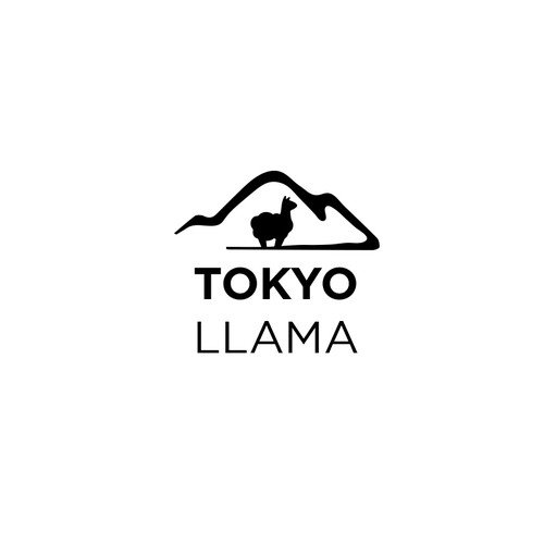 Outdoor brand logo for popular YouTube channel, Tokyo Llama Diseño de veluys
