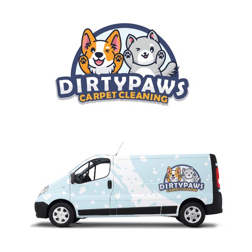 Bright & Playful logo needed for pet focussed carpet cleaning company Design by LastBlacker