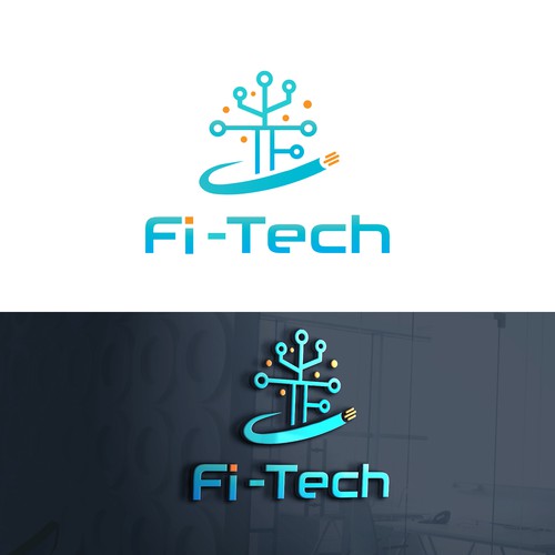 We need a modern logo for our fiber optic company Design by alediba