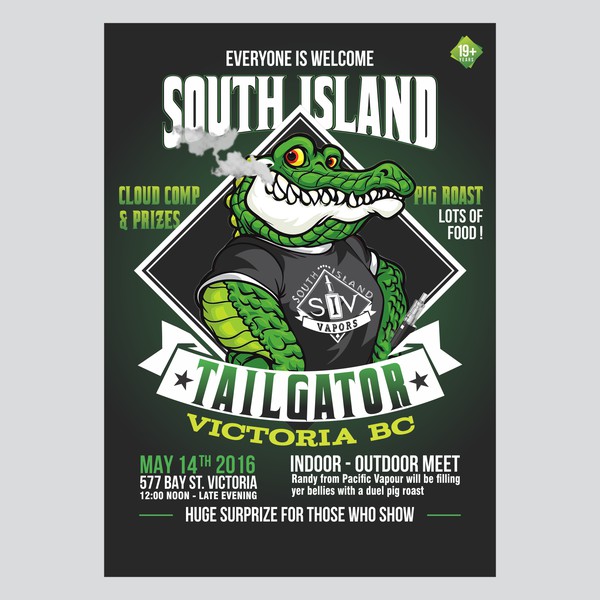 Poster design for Vapors product