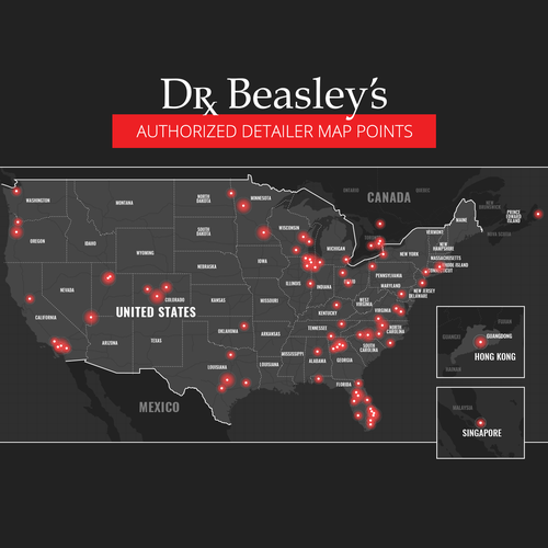 Design a coverage map for an eCommerce brand's authorized installers Design by Dnylo