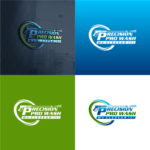 Precision Pro Wash logo design Design by Salman♥