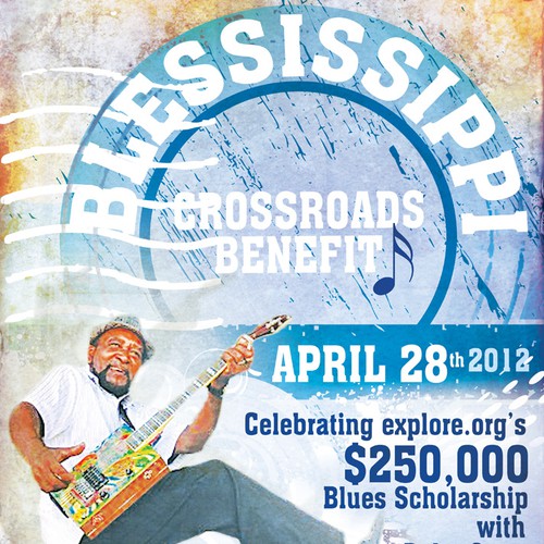 Design our Blues Concert Benefit Poster! Design by J Baldwin Design