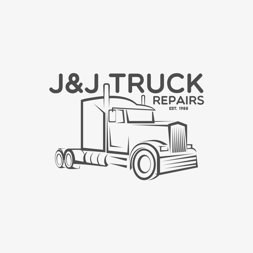 Create the first logo for a truck mechanical repair workshop that has ...