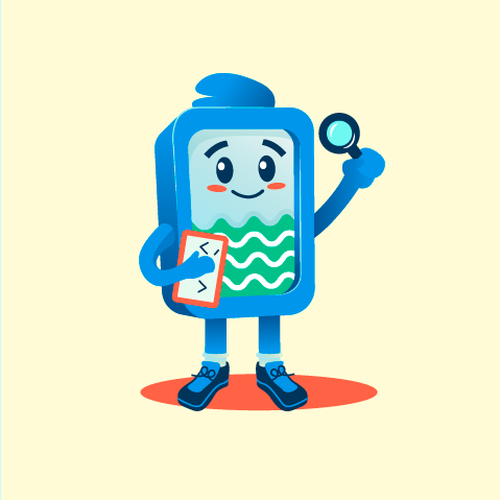 AdriánKGさんのDesign a kids coding brand character/mascotデザイン