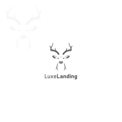 Brand Logo of Simple Design of a Stag (Male Deer) Head Design by Indra Ardiananta