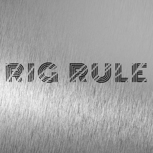 Rig Rule needs Lettering Design (wordmark) Design by designRays