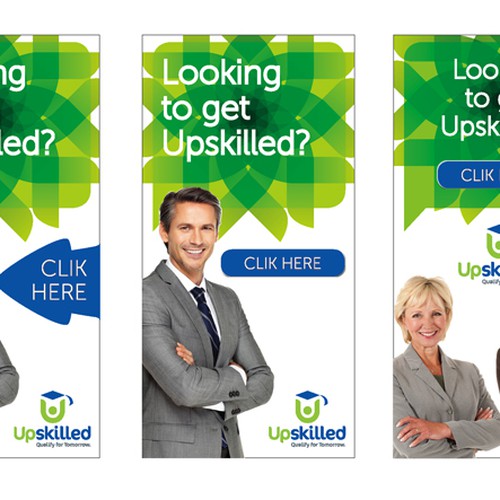 Design di New Awesome Banner Ad Design for Upcoming Education Provider Upskilled (Possibility future on-going work) di Vickykoump