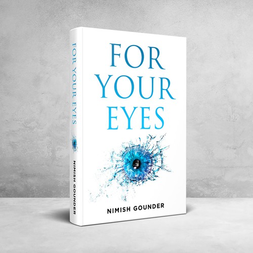 for your eyes- poetry and journal book cover Design by aafi.designs