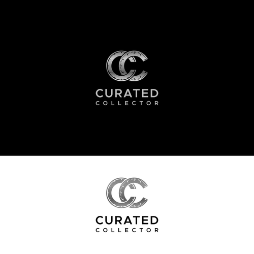 "Design a Distinctive CC Monogram for a Dark Luxury Watch & Exotic-Car Media Brand" winning Logo design