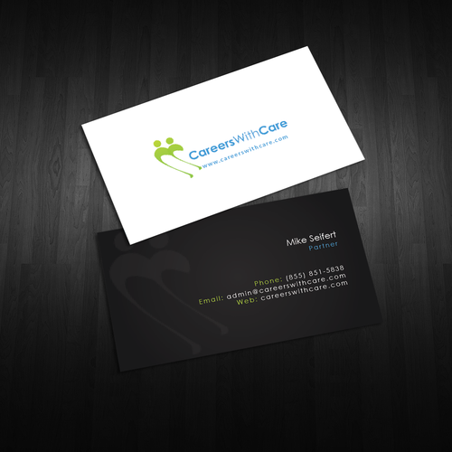 An'さんのHire Me business cardsデザイン