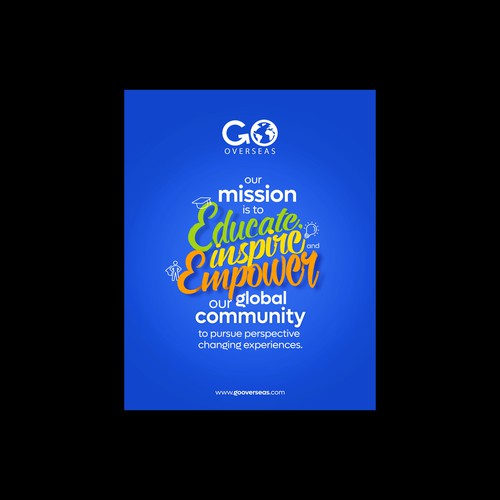 Poster Design for Travel Company Mission Statement Design by CreDesign