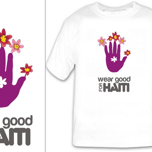Wear Good for Haiti Tshirt Contest: 4x $300 & Yudu Screenprinter Design by beefly