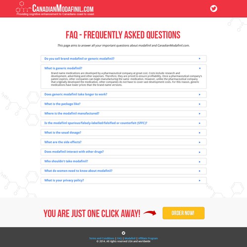 Create a professional landing page that sells a pharmaceutical drug to
health practitioners Design by jaysonc