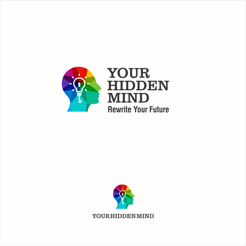 Design by A L F A titled "Create a new logo & illustration that represents a mind unravelling/recreating itself by reading"