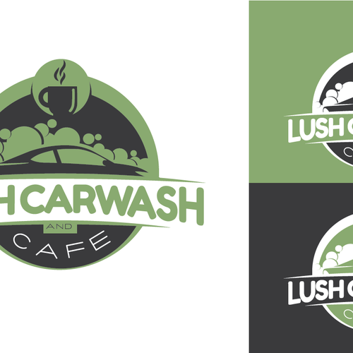 Create a fun cool carwash brand with earthy colours. Design by Alvianks