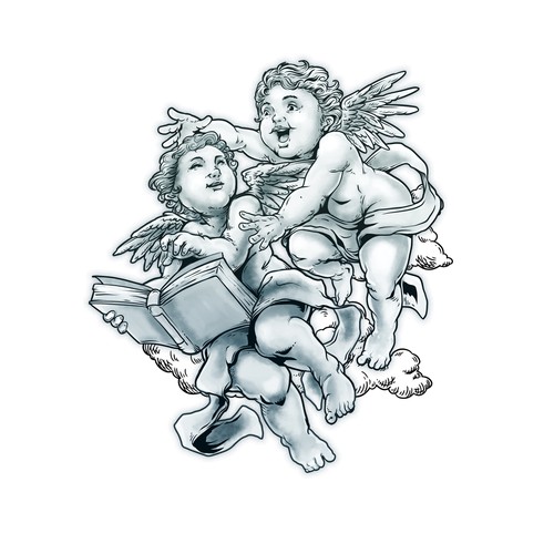 Cherubs at Play Design by Athew_Yana