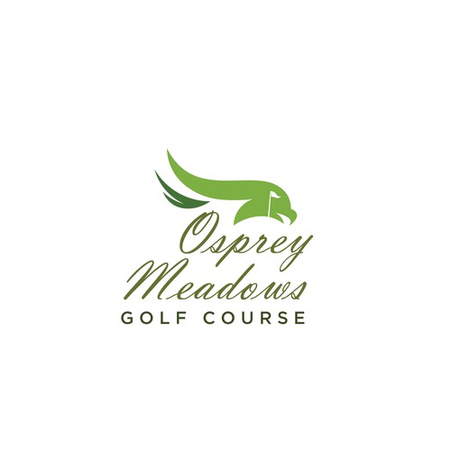 Golf Course Logo - Osprey Meadows Golf Course at Tamarack Design by ©ZHIO™️ ☑️