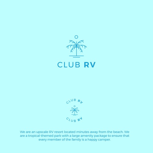 Simple & Beachy logo for CLUB RV Design by Pixio