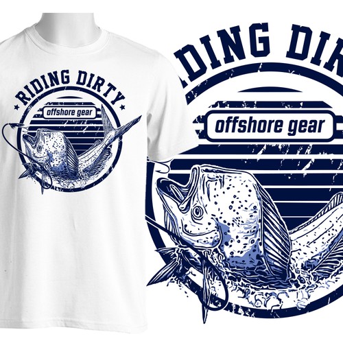 Offshore fishing team needs a great new tournament shirt., T-shirt contest