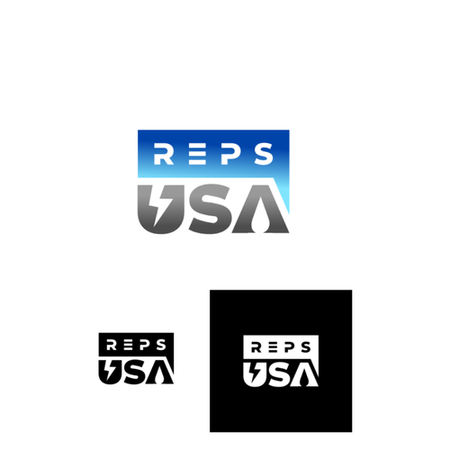 Rep's USA Logo Design by Albarr