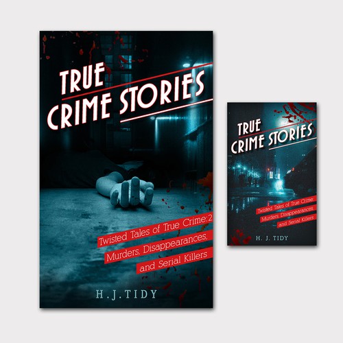 True Crime eBook cover. Diseño de Rafido