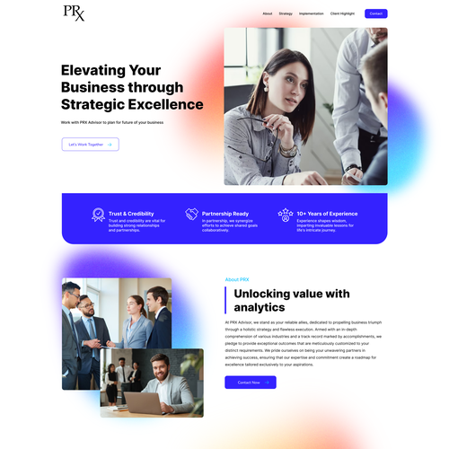 High-End Consulting Website Design Design by Gaurav241177