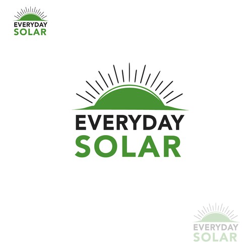 Everyday Solar Logo Design Diseño de nabeelqureshi