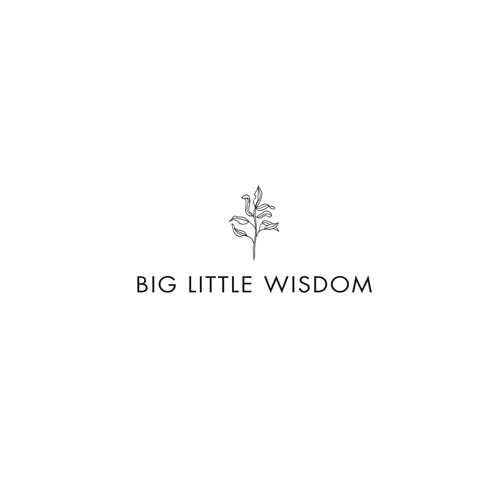 Create a pure & simple logo/ CI for "Big Little Wisdom" (Ayurvedic Inspired Skincare) Design by JU_PO