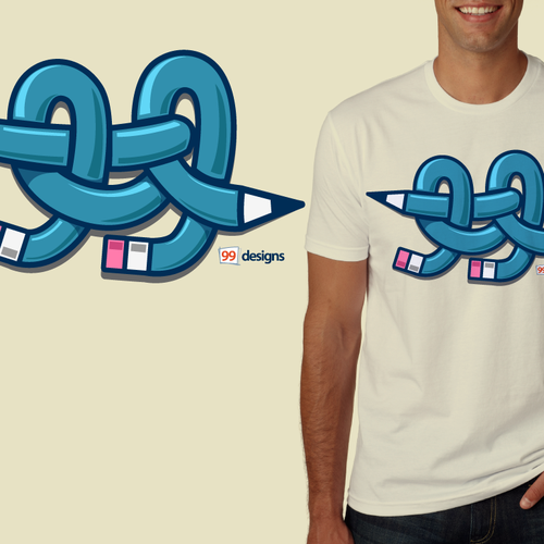 Create 99designs' Next Iconic Community T-shirt Réalisé par 4TStudio