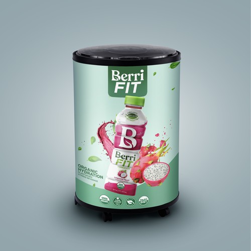 Branded Beverage Cooler Design by sougatacreative