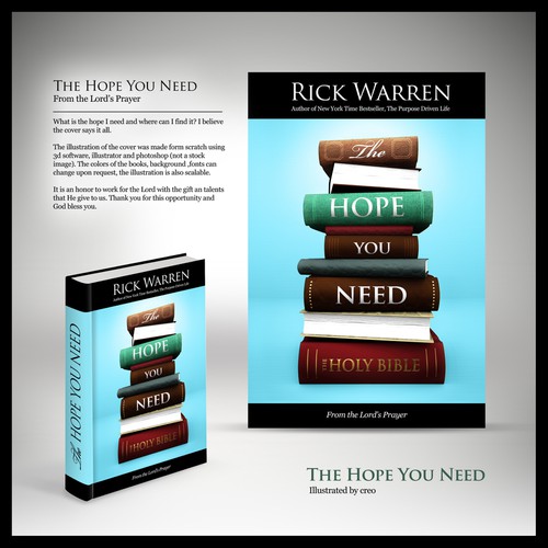 Design Rick Warren's New Book Cover Design réalisé par creo