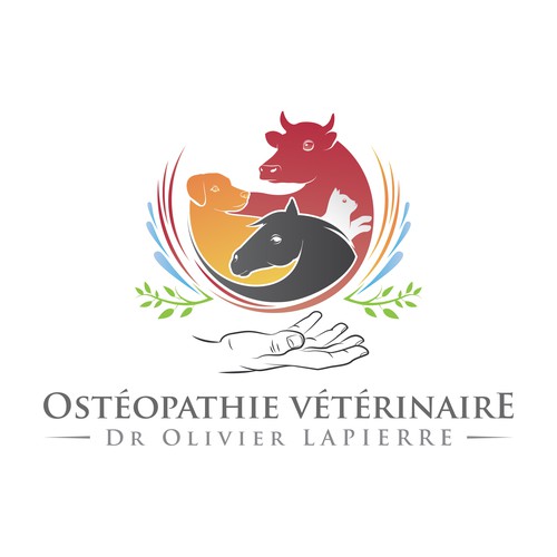 "Logo ostéopathique inspirant quiétude, remise en mouvement et énergie" winning Logo design