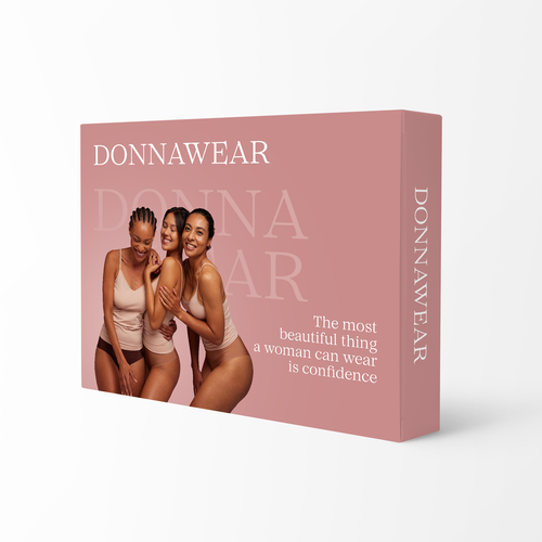 Design of unique menstrual underwear packaging