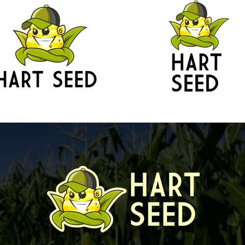 Ear of Corn Farm logo Design by Kaleya