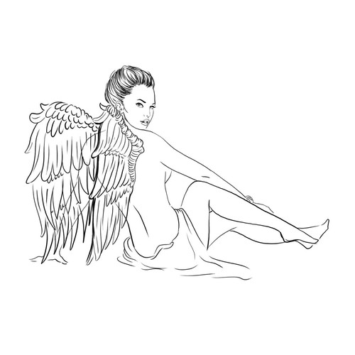 Winged woman of ragisan, Illustration or graphics contest