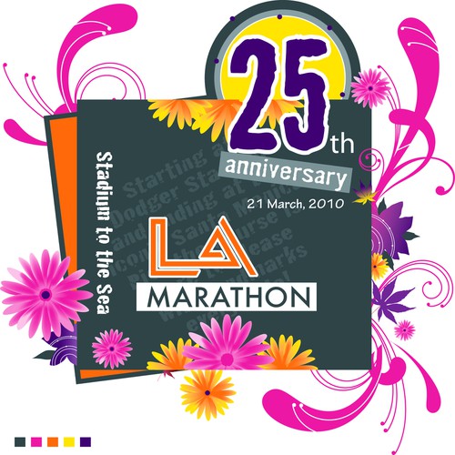 LA Marathon Design Competition Design by OrnateGraphic