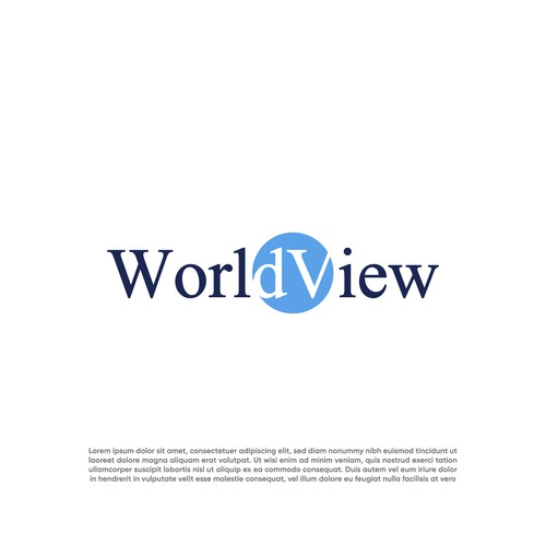 WorldView Magazine Logo Design by Rabeyi