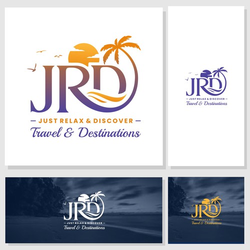 Realistic sunset view relaxing on the beach discovering the beauty around Design by danieltriyasa