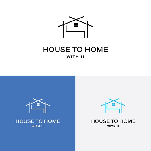 コンペ「"House to Home with JJ" REAL ESTATE AGENT LOGO!!」のデザイン by designerbd360さん 