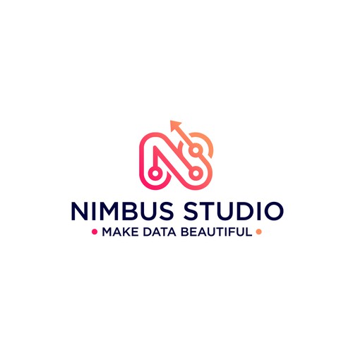 We need a startup logo for a dataviz design studio Design by NUR (LoGo)
