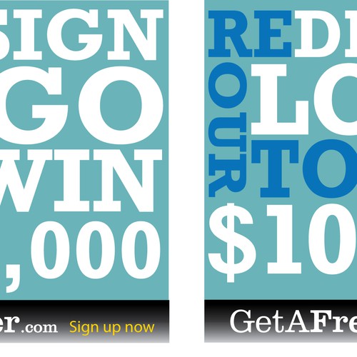 Logo / Graphic to promote US$10,000 Logo Design Competition Design by JackHobbs