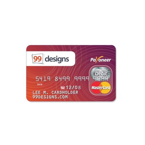 Prepaid 99designs MasterCard® (powered by Payoneer) Design by trafficlikeme