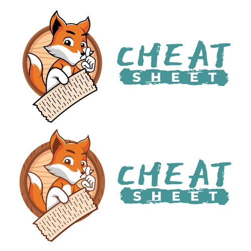 Unique descriptive combo mascot Logo that embodies the action of cheating on a test & shortcuts Design von DevDevit   ★ ★ ★ ★ ★