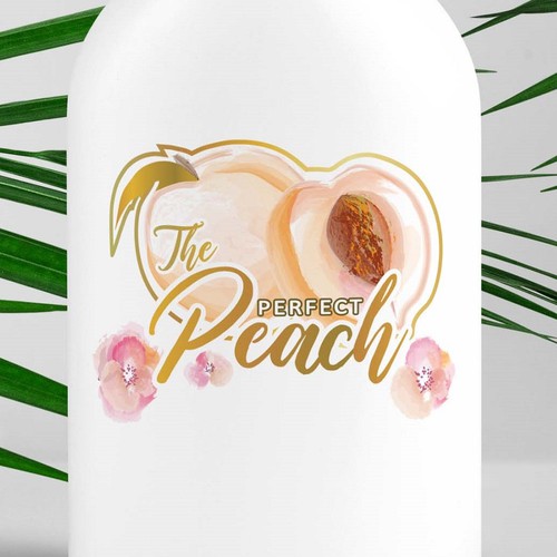 The Perfect Peach! Peach Bleach Logo Design by A_S_design