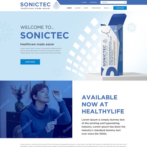 Web page design contest entry by idea@Dotcom