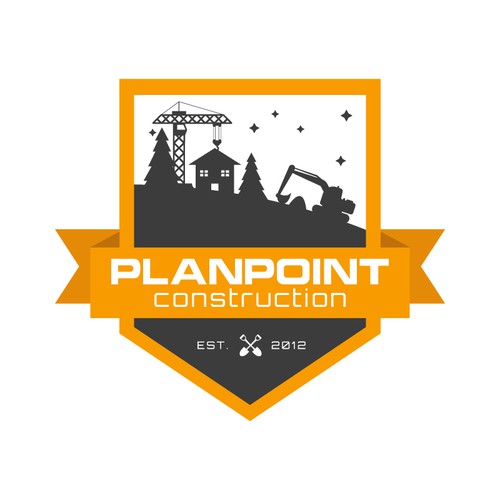 PlanPoint Construction Logo Needs A Remodel Design by Bert_Design