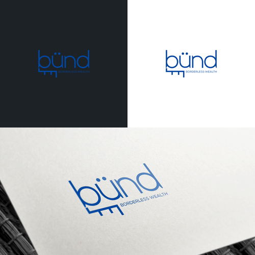 modern minimal logo for Swiss German private bank Design by adolrai